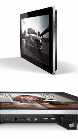 19 inch media screen details